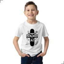 Camiseta Kids Natan Por Ai Video Fã Youtuber Infantil Skate