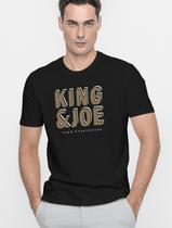 Camiseta King&Joe Malha King Preto Cor:PretoTamanho:G