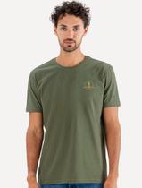 Camiseta King & Joe Masculina Slim Beerhouse Costas Estonada Verde Militar