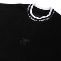 Camiseta Kings SNKRS Essentials Oversized Preto Tamanho:PCor:Preto Camiseta Kings SNKRS Essentials Oversized Preto Tamanho:PCor:Preto