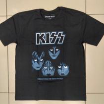 camiseta kiss 100% algodão, excelente para o dia a dia.