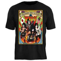 Camiseta kiss 40 TH Anniversary Tour Of Rising Sun