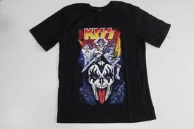Camiseta Kiss Banda de rock gene simons HCD501 BRC Camiseta Kiss Banda de rock gene simons HCD501 BRC