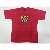 Camiseta Kiss Banda de rock vermelha ART9023 BRC