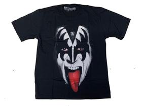 Camiseta Kiss Gene Simons Banda de rock MR324 BRC Camiseta Kiss Gene Simons Banda de rock MR324 BRC