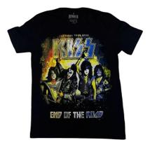 Camiseta Kiss The Final Banda de Rock Blusa Adulto Unissex Bo510 BM Camiseta Kiss The Final Banda de Rock Blusa Adulto Unissex Bo510 BM