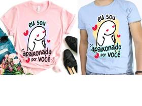 Camiseta Kit Dia Dos Namorados Flork Divertidas e Animadas - Bella Gis
