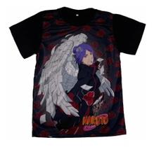 Camiseta Konan Akatsuki Blusa Adulto Unissex Anime Naruto A313 BM