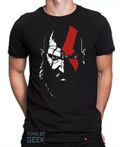 Camiseta Kratos God Of War Camisa Gamer Nerd Jogo Blusa Geek