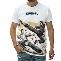 Camiseta Kung Fu Arte Marcial Chinesa Wu Shu Luta Defesa