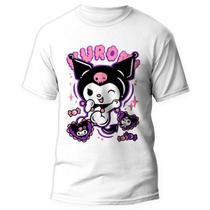 Camiseta Kuromi Camisa Anime Hello Kitty - Kamisetas Otaku