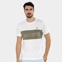 Camiseta Lacoste Color Block Regular Fit Masculina