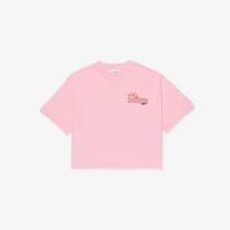 Camiseta Lacoste de algodão pesado de caimento solto