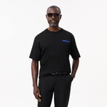 Camiseta Lacoste estampada floral de caimento solto Camiseta Lacoste estampada floral de caimento solto