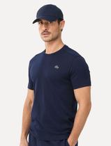 Camiseta Lacoste Masculina Basic Sport Quick Dry Azul Marinho