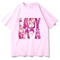 Camiseta Lady Gaga AdultoLançamento Unissex Em Algodao