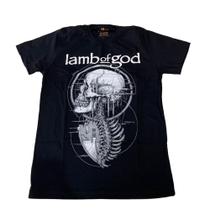 Camiseta Lamb Of God Blusa Adulto Unissex Banda de Rock Bo677