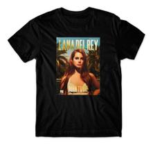 Camiseta Lana Del Rey Born To Die Dourado Preta Algodão