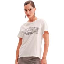 Camiseta Lança Perfume Estampa OU24 Off White Feminino