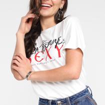 Camiseta Lança Perfume Estampada Sexy Feminina