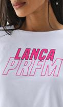 Camiseta Lança Perfume Reta Logo Branca Camiseta Lança Perfume Reta Logo Branca