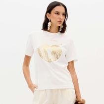 Camiseta Lança Perfume Short Sleeve Ve26 Off White Feminino