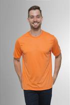Camiseta Laranja 100% Poliéster - Tamanho Variado