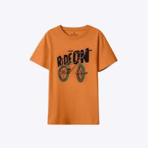 Camiseta Laranja Estampada Infantil Menino Hering Kids 5CFYLNCEN