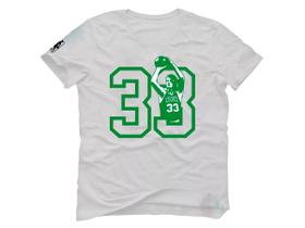 Camiseta Larry Bird Basquete Boston Bill Russell camisa