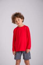 Camiseta LARULP Sta Rosa Connie Infantil - Vermelho