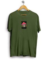 Camiseta Lavada 100% Algodão Estampa Frente Magic Mush Regular