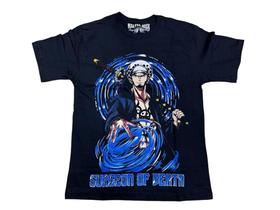 Camiseta Law One Piece Anime Blusa Adulto Unissex Mr1325 BM