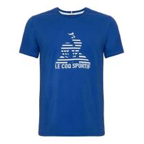 Camiseta Le Coq Ess Tee Line Ss N3 White And Blue