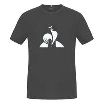 Camiseta Le Coq Ess Tee Logo Ss N5 - masculino - cinza e branco