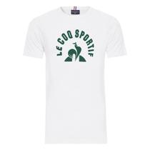 Camiseta Le Coq Sportif Ess Bat Arche Tee Ss - masculino - branco e verde