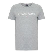 Camiseta Le Coq Sportif Ess The Let Curve Ss - masculino - cinza