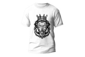 Camiseta Leão Branca Camiseta Leão Branca