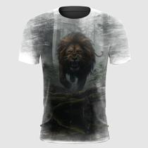 Camiseta Leão Bravo na Selva