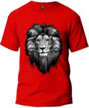 Camiseta Leão Masculina e Feminina 100% Algodão Primeira Linha Gola Redonda - Wintershop