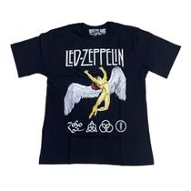 Camiseta Led Zeppelin Anjo Banda De Rock Blusa Adulto Mr335 RC - MASTER