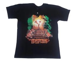 Camiseta Led Zeppelin Stairway To Heaven Banda Rock Epi224 BM Camiseta Led Zeppelin Stairway To Heaven Banda Rock Epi224 BM