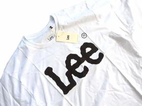 Camiseta Lee Manga Curta Masculina Algodao Gola Redonda Branca