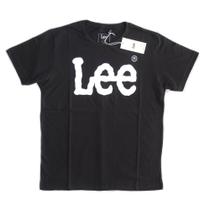 Camiseta Lee Manga Curta Masculina Algodao Gola Redonda Preta
