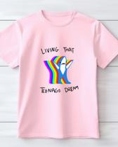Camiseta Lefty Shak Living That Teenage Dream Katy Unissex Camiseta Lefty Shak Living That Teenage Dream Katy Unissex