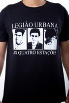 Camiseta Legião Urbana 4 Estações Adulto Camiseta Legião Urbana 4 Estações Adulto