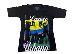Camiseta Legião Urbana Blusa Adulto Rock Nacional Sf066 BM Camiseta Legião Urbana Blusa Adulto Rock Nacional Sf066 BM