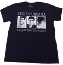 Camiseta Legião Urbana Blusa Preta Rock Nacional Bo163 BRC