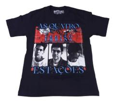 Camiseta Legião Urbana Preta As Quatro Estações Blusa Adulto e Plus Size Banda de Rock Mr353 BM Camiseta Legião Urbana Preta As Quatro Estações Blusa Adulto e Plus Size Banda de Rock Mr353 BM