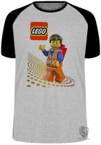 Camiseta Lego Emmet Brickowski Blusa Plus Size extra grande adulto ou infantil