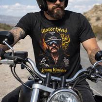 Camiseta Lemmy Kilmister Motörhead Rock Estampa Premium Camiseta Lemmy Kilmister Motörhead Rock Estampa Premium